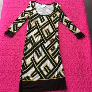 LOFT Dress 3/4 sleeves